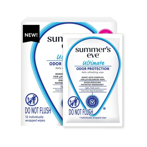 Summer's Eve ultimate odor protection wipes