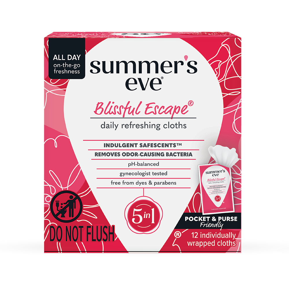 Vaginal Wipes - Summer's Eve® Blissful Escape® Daily Refreshing
