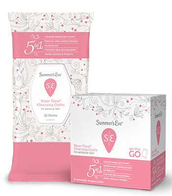 Vaginal Wipes Summer S Eve Fragrance Free Cleansing Cloth