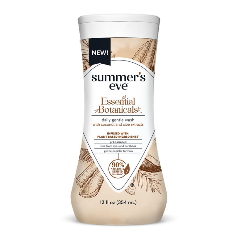 Summer's Eve Essential Botanicals with Coconut and Aloe Extract Daily Gentle Wash