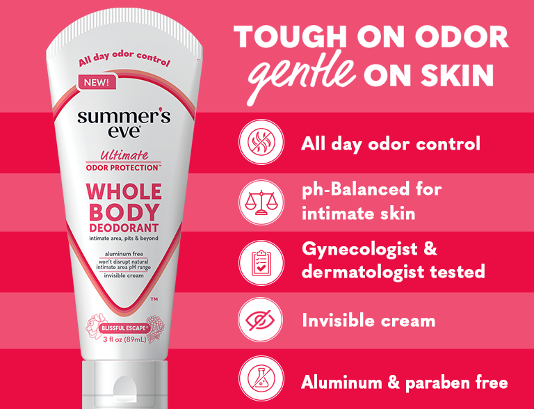 Summer's Eve whole body deodorant