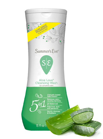 Vaginal Wash Summer's Eve Aloe Love Cleansing Wash