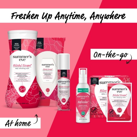 Freshen Up Anytime, Anywhere With Summer's Eve Blissful Escape Vaginal Care Products