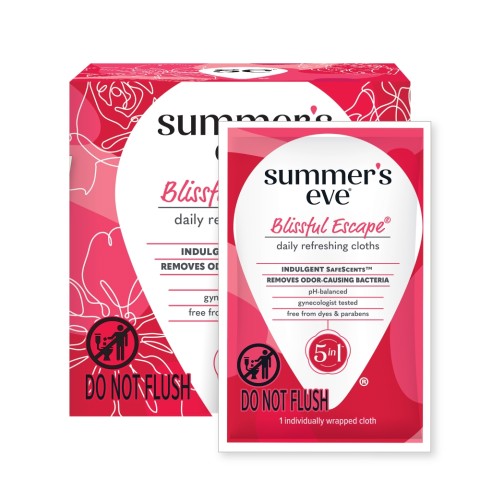 Summer's Eve Blissful Escape Daily Refreshing Vaginal Wipes
