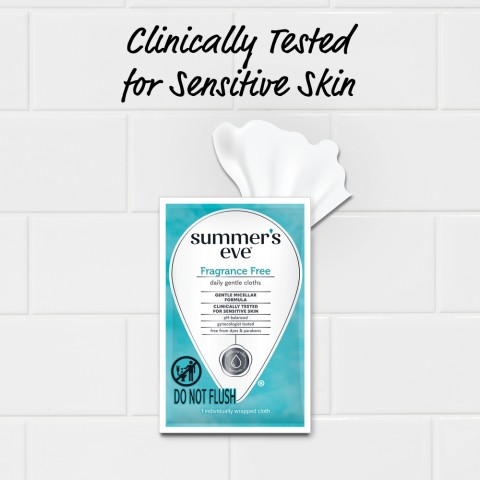 Fragrance Free Daily Gentle Individual Cloths