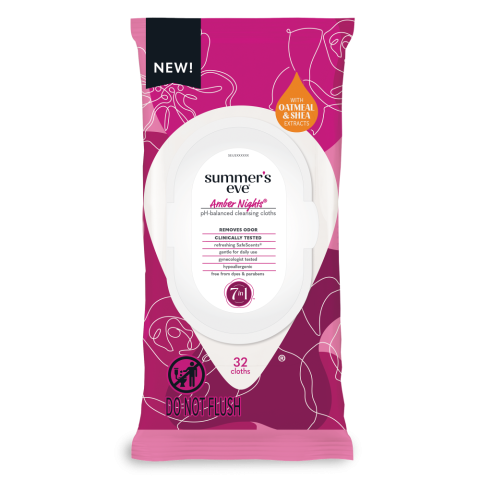 Summer's Eve Amber Nights Daily Refreshing Cloths