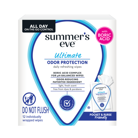 Ultimate Odor Protection™ Daily Refreshing Individual Wipes